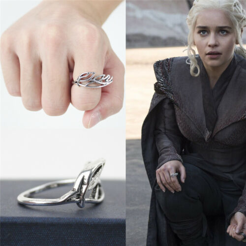 Game of Thrones Daenerys Targaryen Ring mère de dragon cosplay femme cadeau