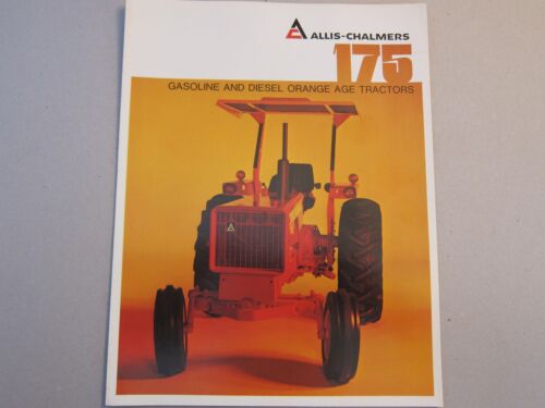 Allis Chalmers 175 Gas /& Diesel Tractor Dealer Sales Brochure Manual More Listed