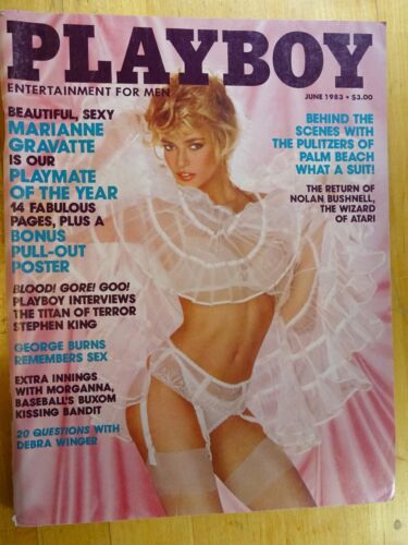 Original Playboy Magazine June 1983 Marianne Gravatte PMOY Jolanda