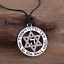 Seal of Solomon Unisex Star of David Pendant Necklace Judaism Hexagram