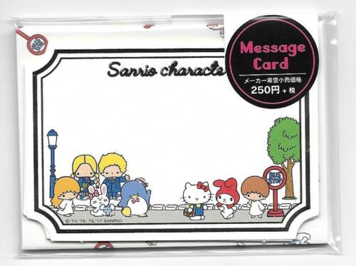 Sanrio Characters Notecards With Envelopes Stickers Message Cards 