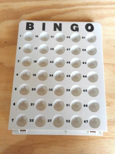 Bingo Masterboard Plastic 1-75  for 7//8/" Balls