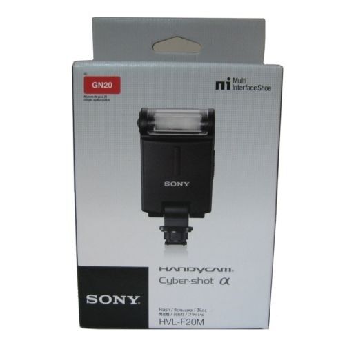 Black Sony HVL-F20M External Wireless Flash 