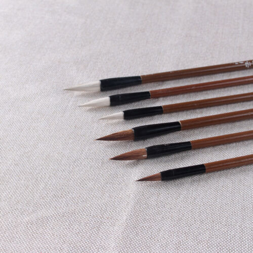 6* Chinese Japanese Water Brush Pen Painting Writing Calligraphy Ink Art Tools