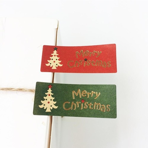Christmas Tree Package DIY Seal Sticker Gift Sticker Gift Label T