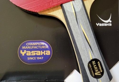 Yasaka MARK V Racket Flared Handle FL Champion Line for Table Tennis