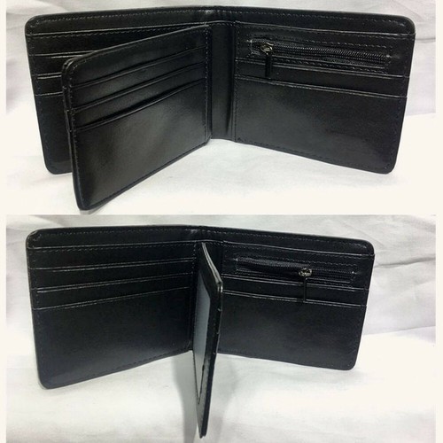 Marvel Comics Heroes Logo Trifold Faux Leather Wallet Brown Coins Cards Notes