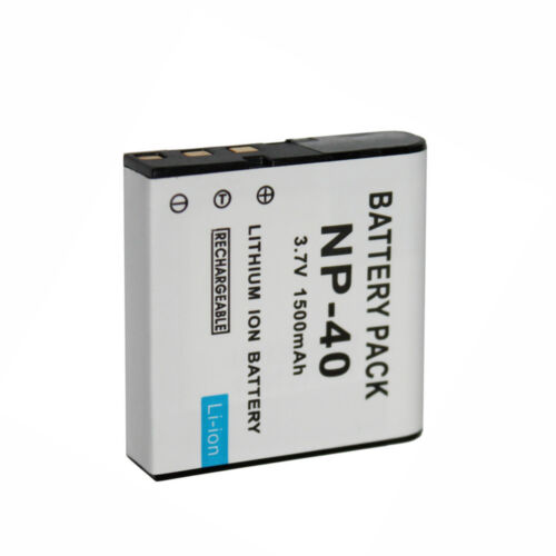 1500mAh Batería De La Cámara Para Casio NP-40 NP-40DCA NP-40DBA DLI-202 Benq E610 E520