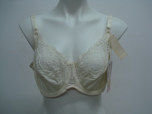 NWT Women/'s Gelmart Full Fashioned Bra Size 44D Ivory #381Q