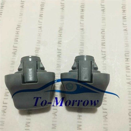 2PC Grey Sun Visor Holder Clip 88217-S01-A01 For Honda CR-V Accord Civic Odyssey