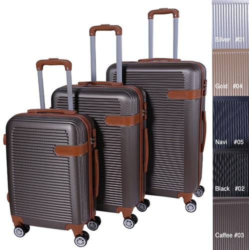 Valise de voyage xh102 Valise trolley coque rigide valise bagages à main 4 rôles M-L-XL-set