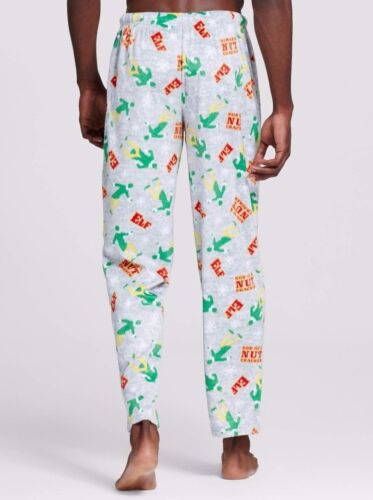 Mens Fleece Elf Movie Son of a Nutcracker Christmas Holiday Sleep Lounge Pants