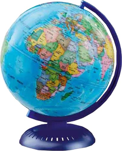 Brainstorm Childrens Educational Toys Geographic Earth Map World Globe 14cm