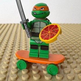 LEGO Teenage Mutant Ninja Turtles: Michelangelo, tnt003, 79104, CHASE 2013, TMNT