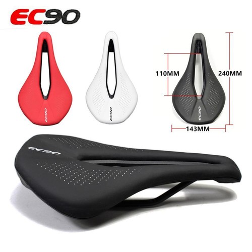 MTB Road Bike PU Breathable Soft Seat Cushion Racing Seat Saddle For EC90 Bike