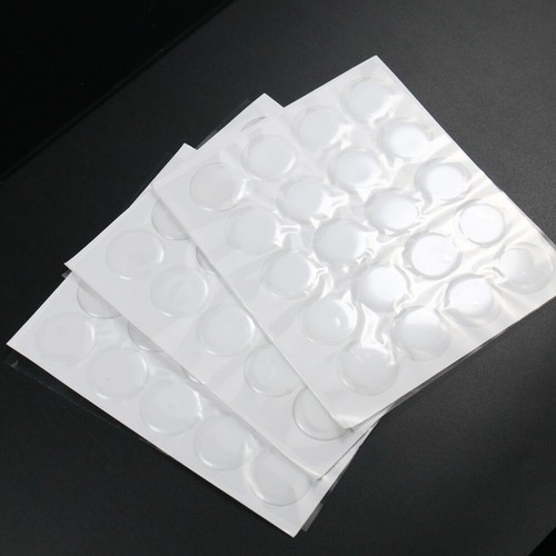 CIrcle Clear Dome Bottle Caps Time Gem DIY 25mm 40Pc Epoxy Resin Stickers 1/"