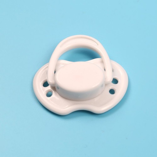 White Dummy Magnetic Pacifier For Internal Magnet Reborn Baby Dolls Accessories