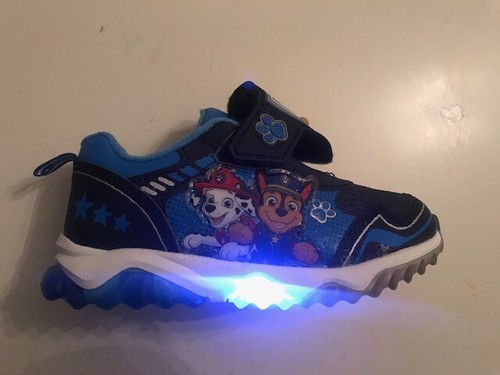 Paw Patrol Boys Light Up Shoes Sneakers Toddler Fun Gift