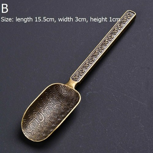 Details about / 1pc Small Metal Scoop Tea Coffee Ice Shovel Tool Home Office Kitchen Retro Chic
