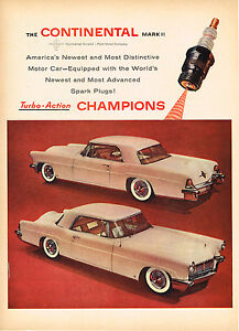vintage plugs continental distinctive 1955 lincoln newest mark ad ii magazine most motor information ford
