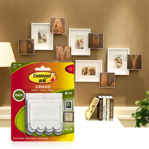 Command Damage-Free Picture Frame Hanging Strips Value Pack Hooks Hangers
