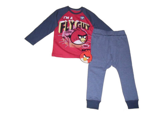 Boys Pyjamas Angry Birds Long 3 4 5 6 7 8 9 10 11 12 13 & 14 Years 