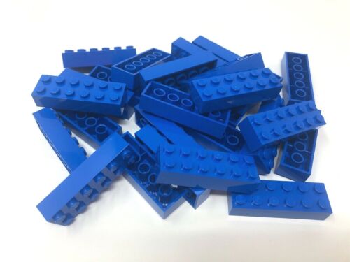 100x LEGO® Steine Bricks 2456 Steine Bricks 2x6 NEW blue blau 