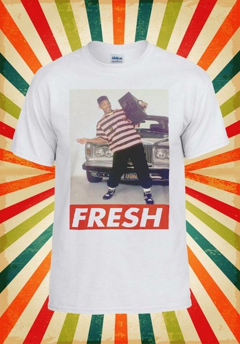Fresh Prince Bel AIR Will Smith Cool Hommes Femmes Débardeur Tank Top Unisexe T Shirt 1986