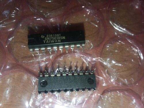 3 DRIVERS, 5 RECEIVERS 10x TI SN75C185N LOW-POWER RS232 SERIAL DTE/DCE IC 
