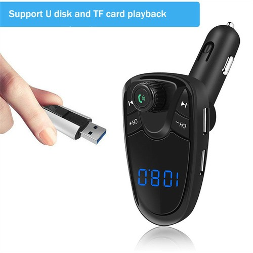 Bluetooth FM Transmitter FM MP3 Players Modulator Handsfree Dual USB Charger A27