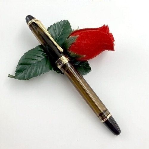 2019 Wing Sung 699 Vaccum Filling Fountain Pen 14K Gold Nib Translucent Resin