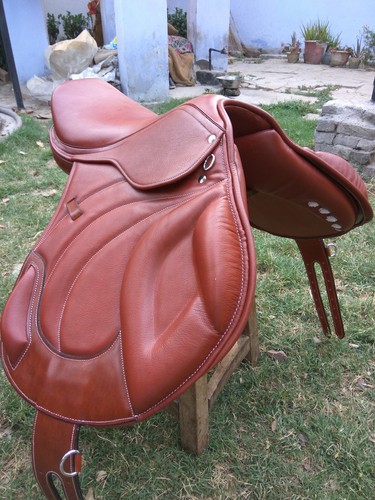 Available size 16/" 17/" 18/" New Jump Close Contact 100/% Genuine Leather Saddle