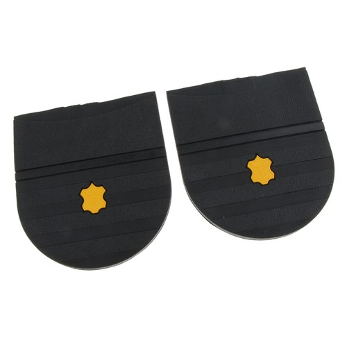 2Pair Rubber Replacement Stick on Sole Heels Antislip Shoe Repair Supply DIY