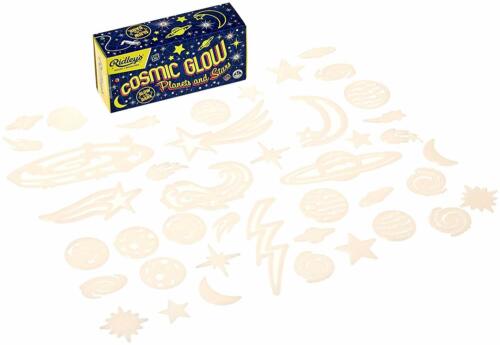 Ridley's Classic Cosmic Glow In The Dark Stars & Planets Room Decal New in box 
