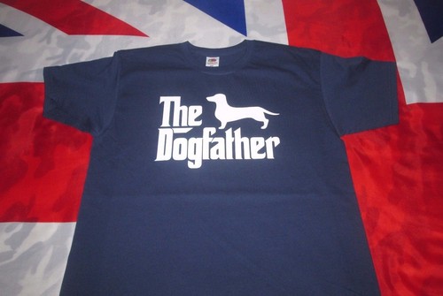 Cane Bassotto Padre T Shirt IL Dogfather