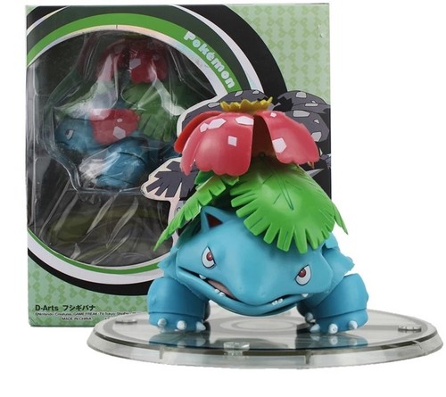 ACTON FIGURE PIKACHU 4/" IN BOX POKEMON// FIGURA VENUSAUR SHF 10 CM