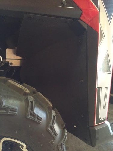 FRONT WHEEL MUD GUARDS FOR 2013 THRU 2017 POLARIS RANGER XP 900 AND XP 1000
