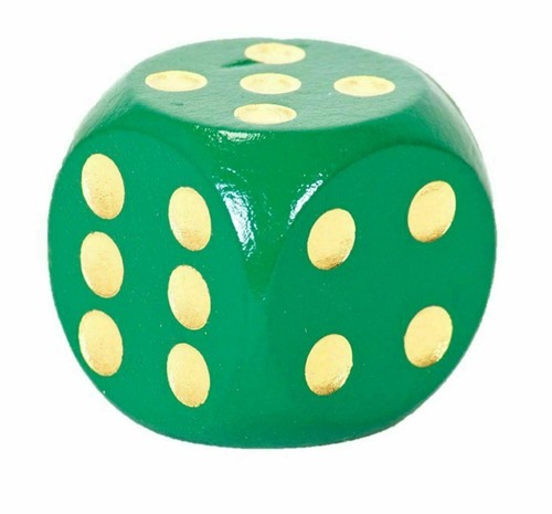 One random Color supply New Tobar Extra Large Wood Dice Solid Wooden Dice