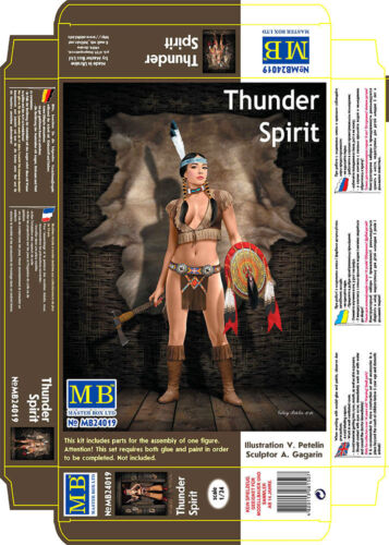 'Thunder Spirit' figure model kit   1/24 Master Box #  24019 