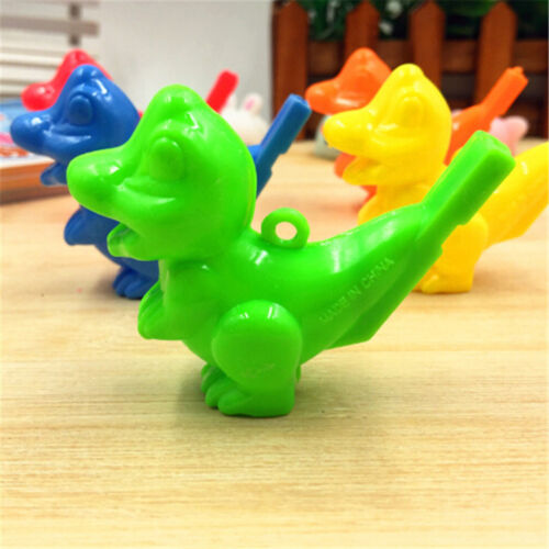 2x Cartoon Dinosaur Instrument Water Whistle Kids Educational Toys X-mas Gift BR 