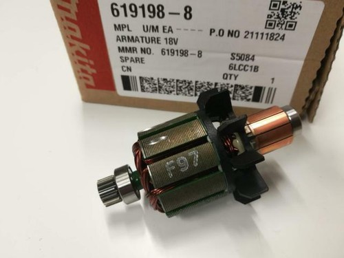 BHP452 NEU+OVP 619198-8 Makita Original Anker Rotor DC Motor 18V für BDF452