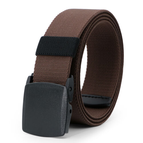 Men Belt Elastic Stretch Belt with Removable Buckle Army Military 168