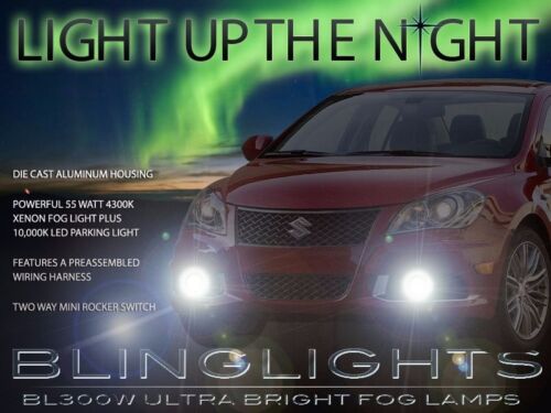Xenon Halogen Fog Lamps Driving Lights Kit for Suzuki Kizashi