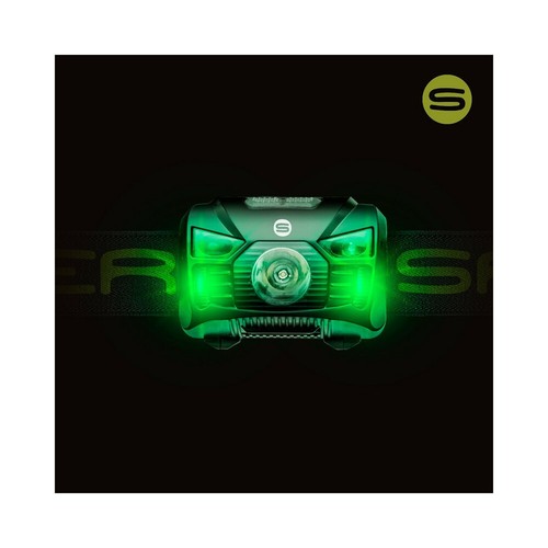 Saber Sensorbeam Kopflampe 140 Lumen mit Case super helle Stirnlampe Headlight