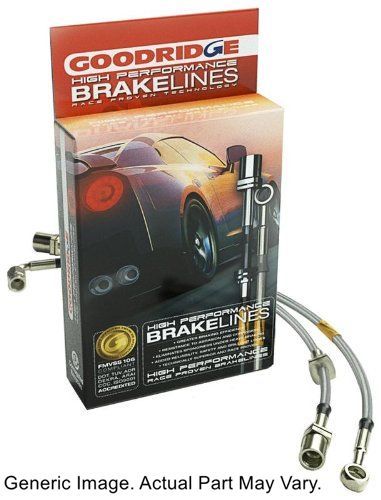 Goodridge 40005 G-Stop SS Brake Line Kit for 98-02 SAAB 9.3 Front /& Rear