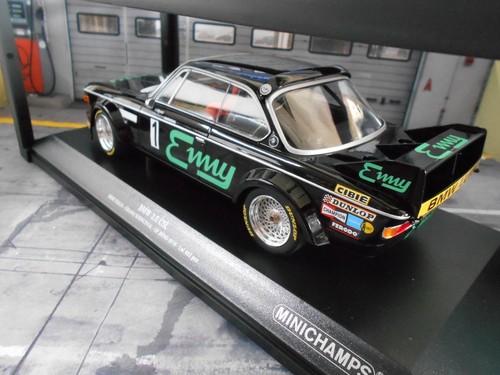 Bmw 3.0 CSL talla 2 Luigi racing #1 Enny italia misit Brno 1978 win Minichamps 1:18