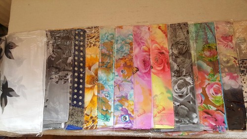 Joblot 24 pcs Flower Design chiffon scarves scarf wholesale 50x160 cm Lot 3