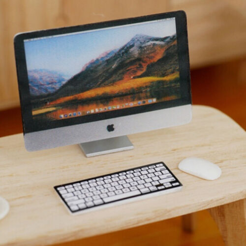 1//12 Scale Ob 11 Mini Computer Sets Doll House Mini Accessories In CA