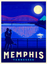 Tennessee Raleigh America Fridge Magnet Poster Vintage Retro Cute Art USA 2x3/"