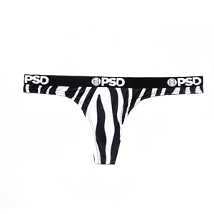 Thong Moisture Wicking FREE SHIP PSD Underwear Womens Zebra 